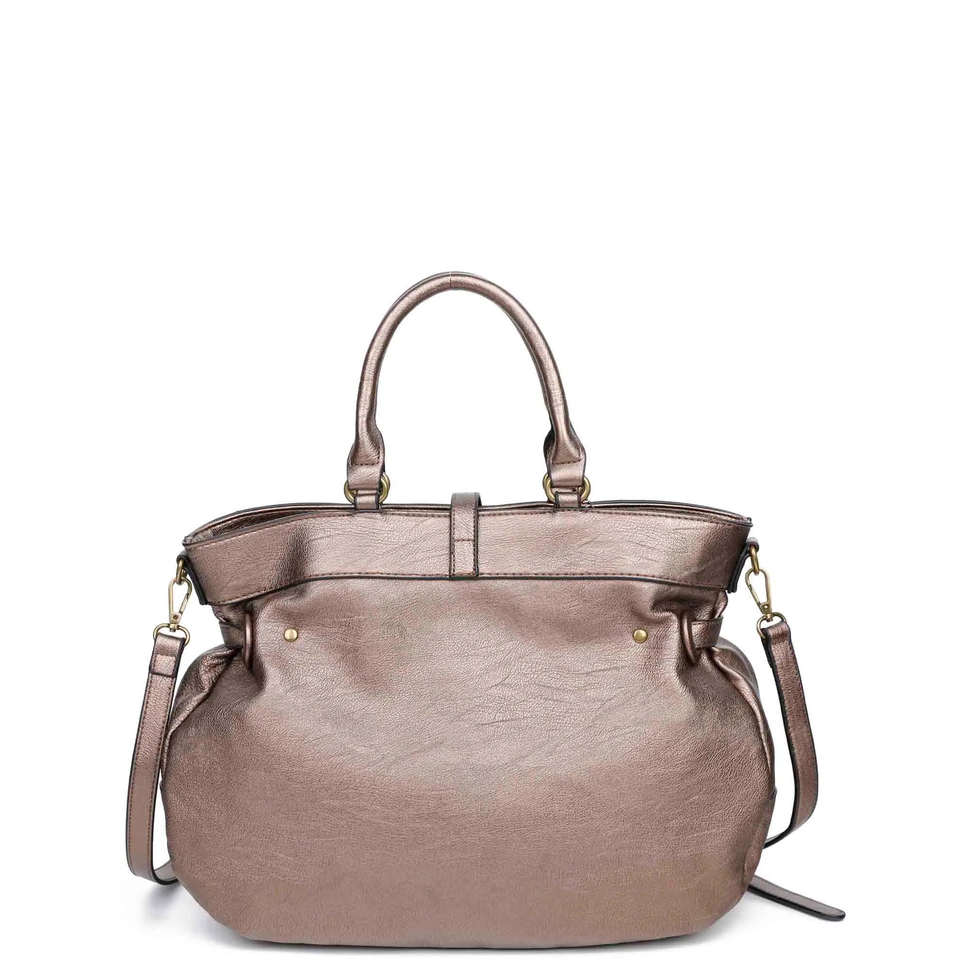 The Brandi Satchel - Bronze