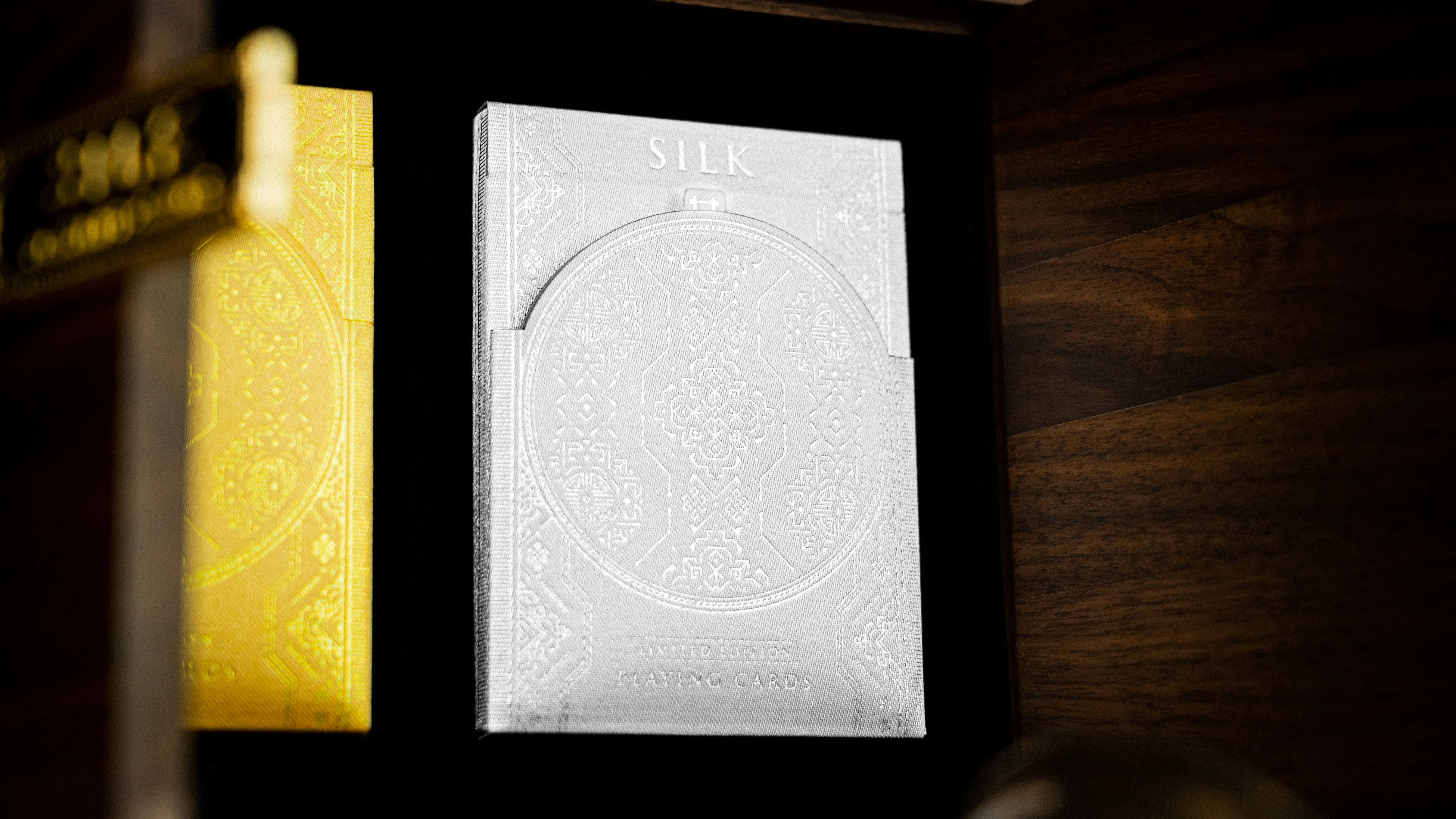 The Silk Wooden Boxset by Ark Playing Cards