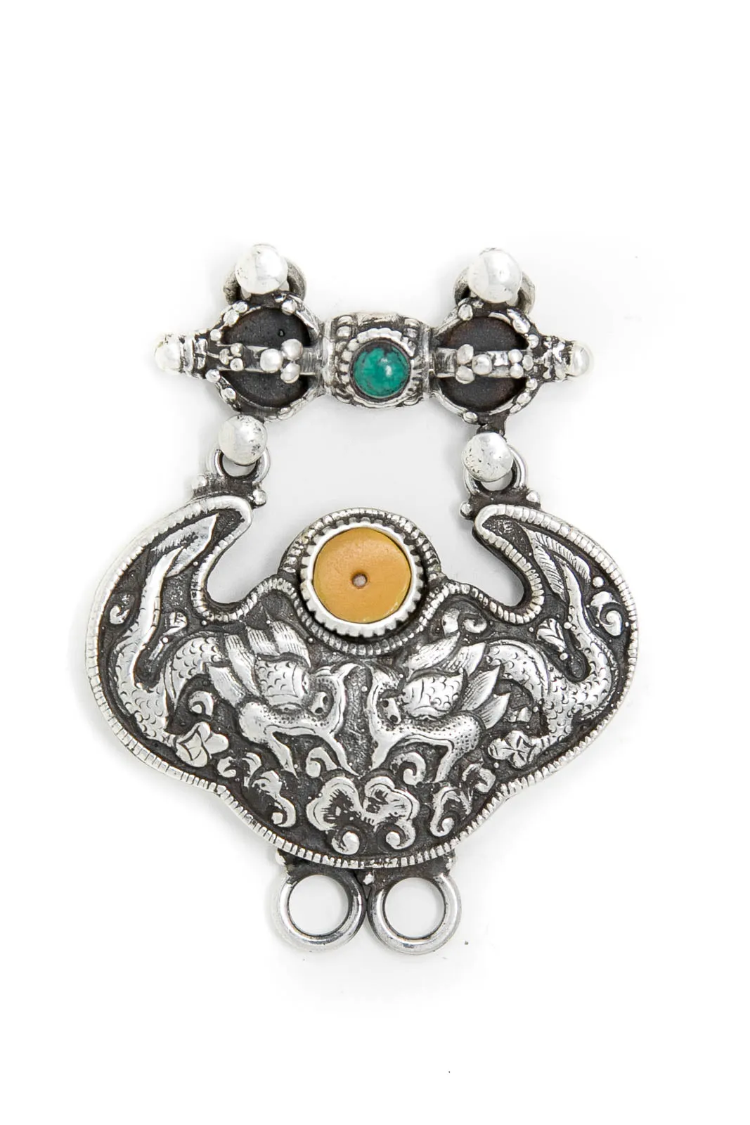 Tibetan Dragon Unique Pendant