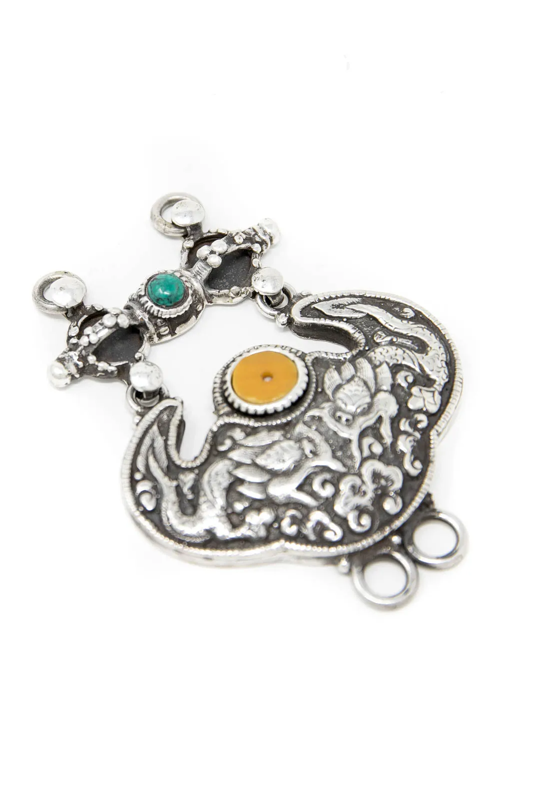 Tibetan Dragon Unique Pendant