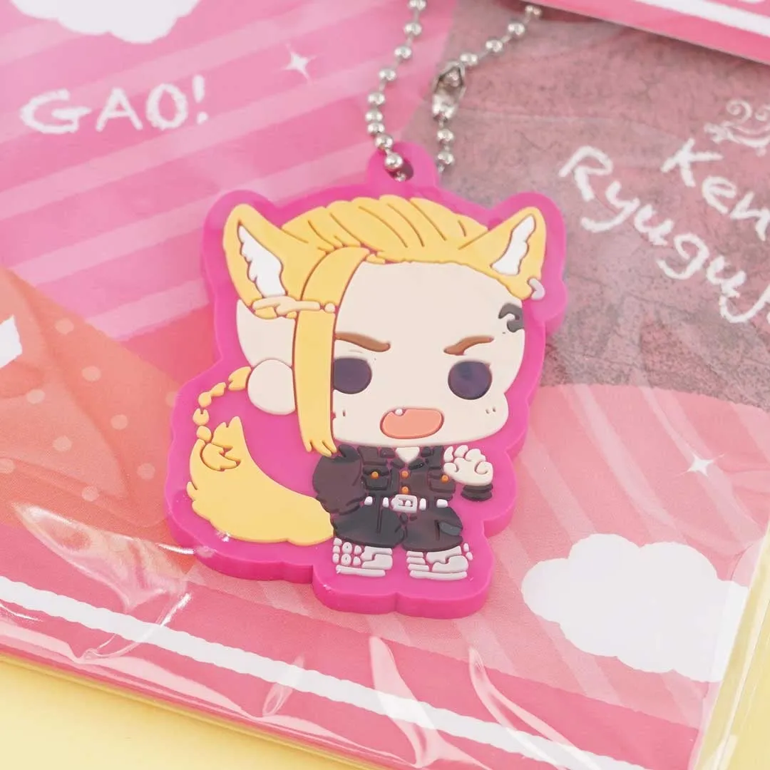 Tokyo Revengers Wolves Rubber Charm - Ken Ryuguji