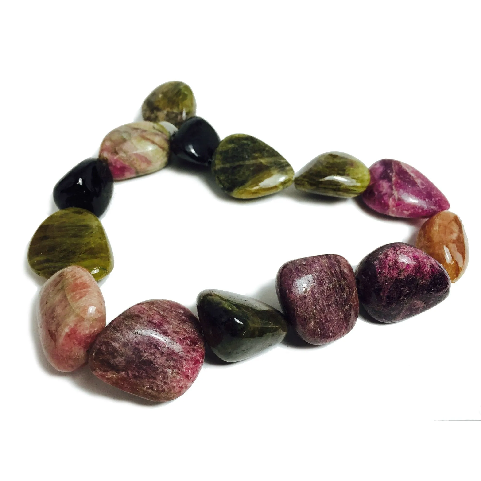Tourmaline Extra Large Smooth Nuggets Strand