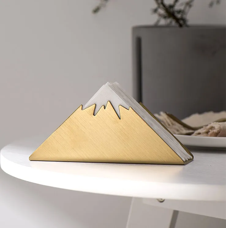 Triangular Gold Napkin Holder