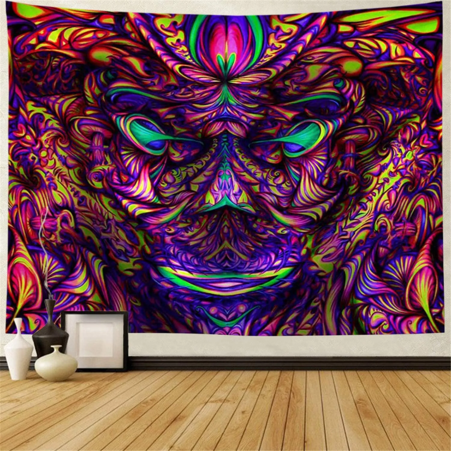 Trippy Jester Tapestry