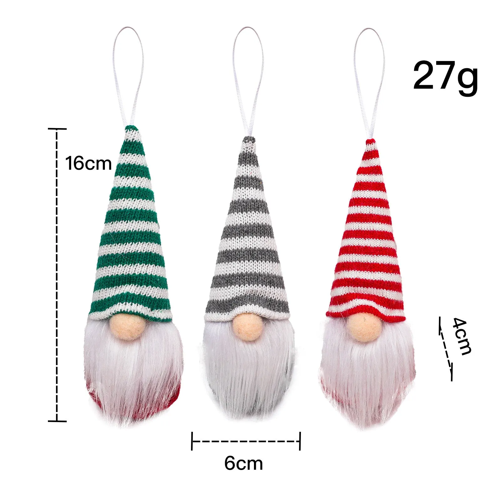 Unique Knitted Santa Decoration