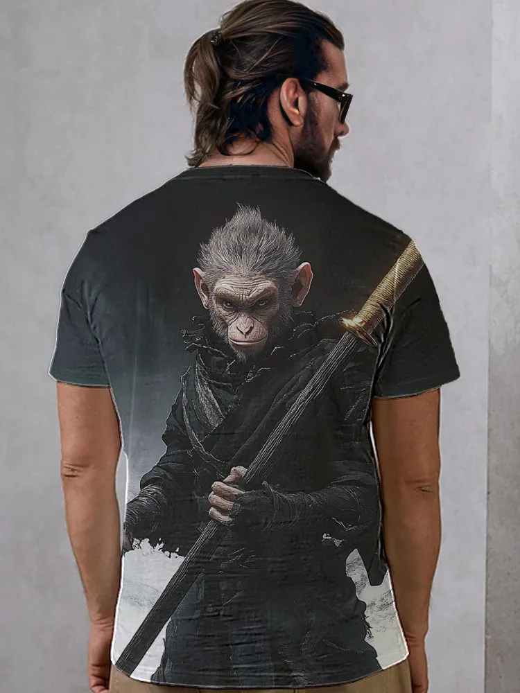 Unique Wukong Graphic Tee