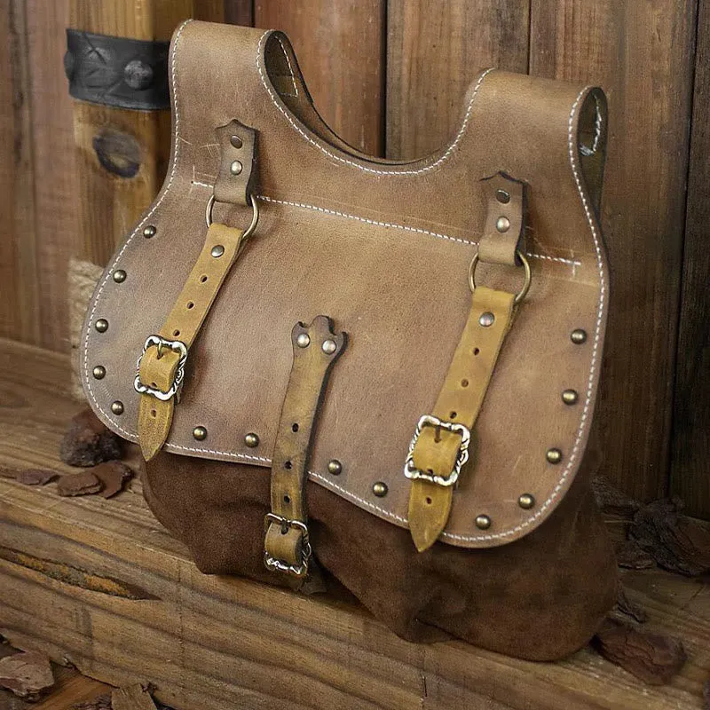 Vintage Waist Bag Medieval Cosplay Outdoor Belt Bag Tool Kit