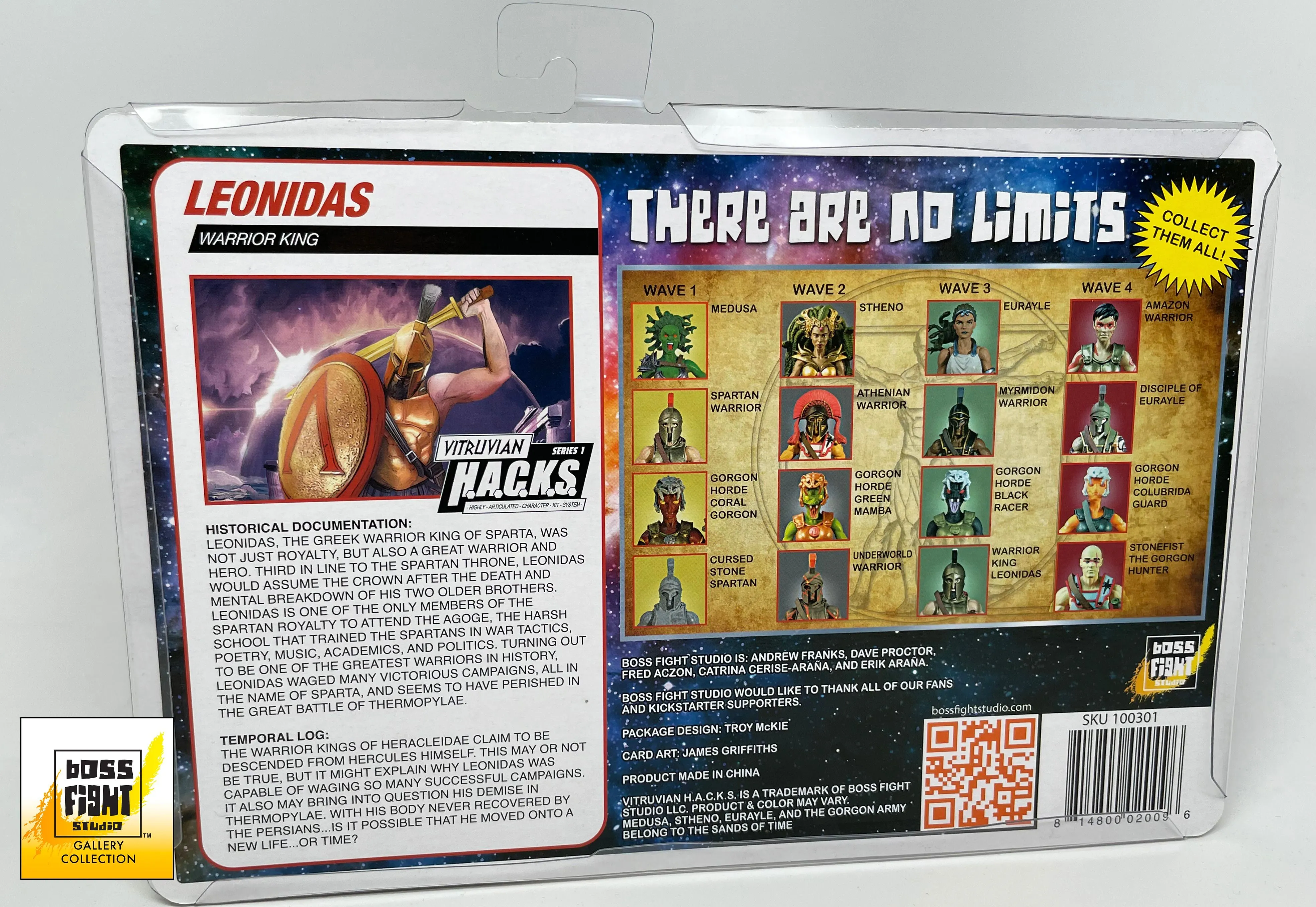 Vitruvian H.A.C.K.S. Greek Series V1 Leonidas Pre-Production Sample
