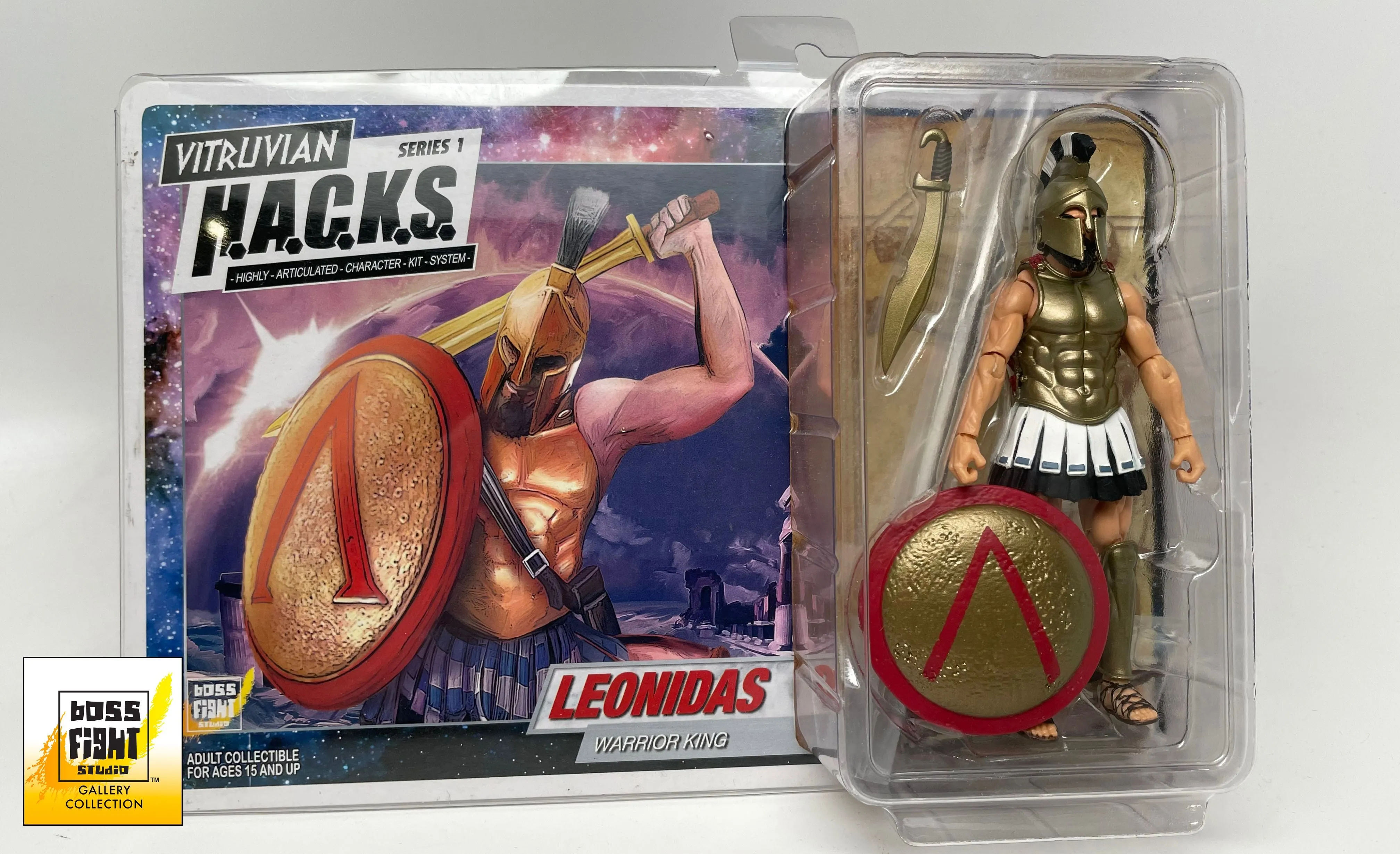 Vitruvian H.A.C.K.S. Greek Series V1 Leonidas Pre-Production Sample