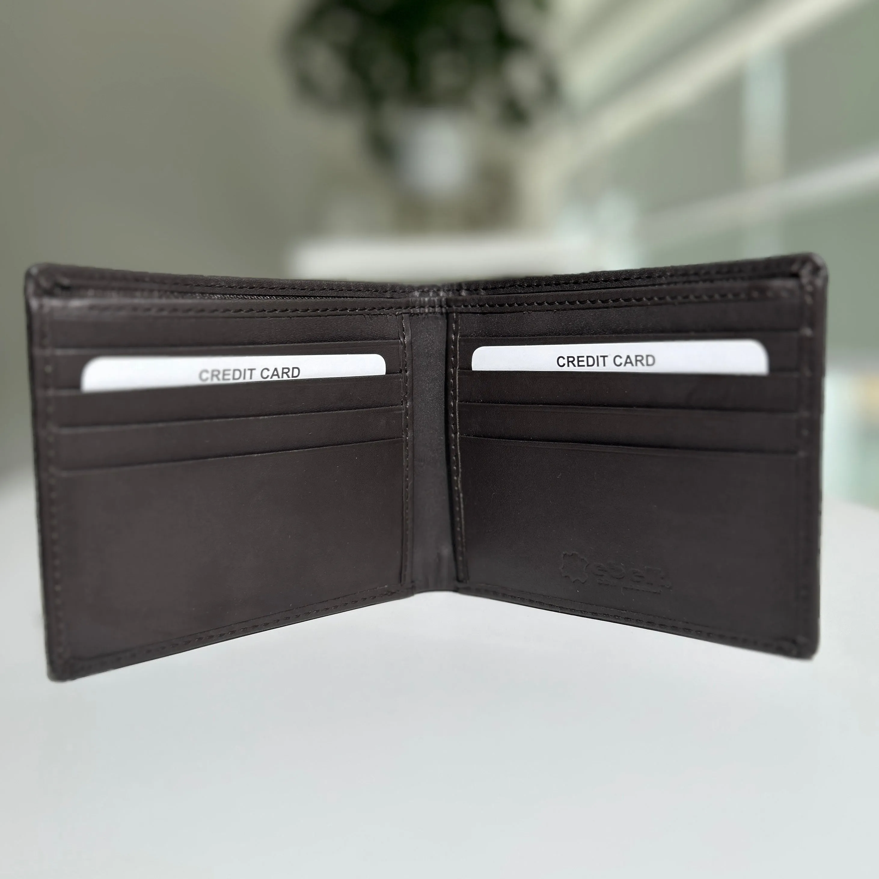 WM128X - Cow leather wallet 印度製頭層牛皮銀包